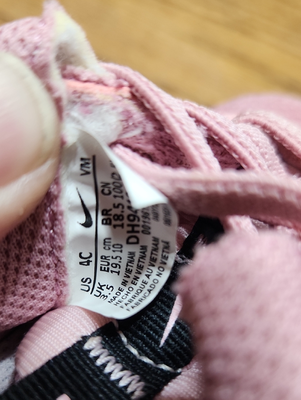 Nike Pink Sneakers Size 4c - Picture 5 of 5